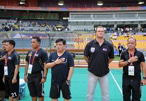 Returning Philippine Azkals head coach Hans Michael Weiss feels that playing regular matches with foreign squads is key to earning a 2026 World Cup berth.
(AFP)