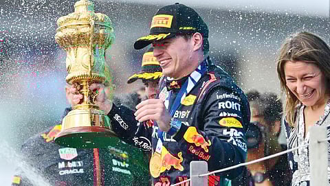 MAX Verstappen high-tailing it to his third world title.
Ben Stansall /Agence France-Presse
