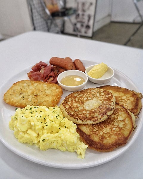 AMERICAN breakfast. | Photographs courtesy of CAFE 408