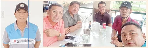 MARIO Manubay (left) is the pillar of the SPGAP whose officers are (from left) Lito Salva, Jun Castillo, Buddy de Joya, Rey Alit and Doming Umadhay. | PHOTOGRAPH COURTESY OF Mario Manubay
