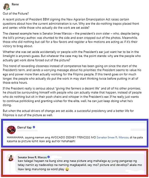 (Screenshots from Facebook)