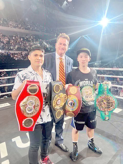 Marlon Tapales (left) and Japanese Naoya Inoue are bracing for an explosive title showdown. | PHOTOGRAPH COURTESY OF Sean Gibbons