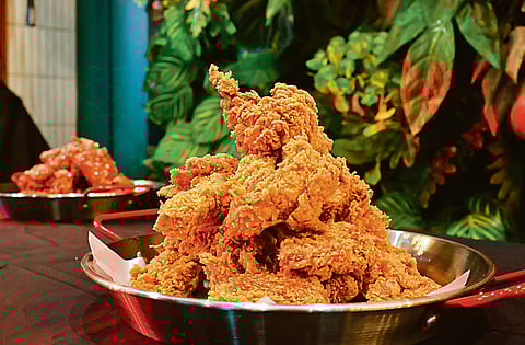 Golden fried chicken.
photographs BY Dianne Bacelonia for the daily tribune