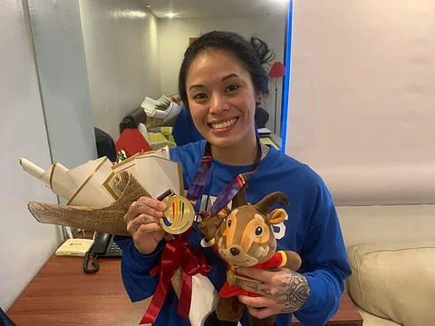 Gabi Bade is ready for another tour of duty with the Philippine women's basketball team. (Photo frm Gabi Bade's Facebook)