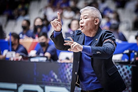 GILAS Pilipinas coach Chot Reyes is interested to see how Jordan Clarkson and Kai Sotto will blend with their teammates in the final stretch of their preparation for the FIBA World Cup. FIBA PHOTO