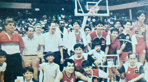 The Northern Cement Consolidated team is the first local guest squad to win a PBA championship. (Retro PBA FB)
