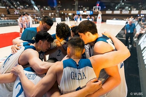 The Ateneo Blue Eagles get a neat lesson in the World University Basketball event. (WUBS, Ateneo FB)