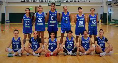 Members of Gilas Pilipinas women's basketball team is looking for a better showing in the William Jones Cup. (Photo from Gilas Pilipinas women's Facebook)