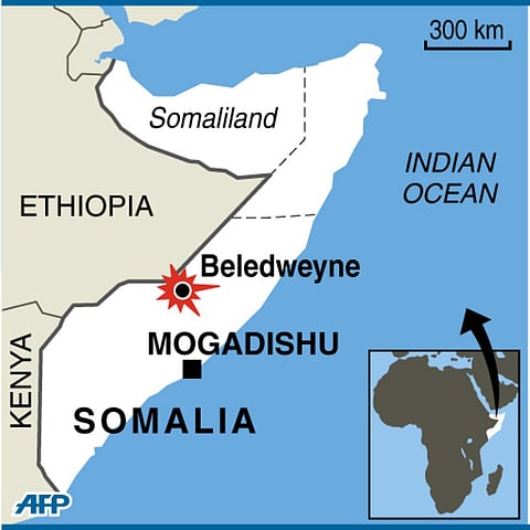Suicide truck bomber kills 13 in central Somalia