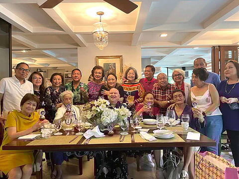 The jolly crowd of the Jose D. Aspiras homecoming