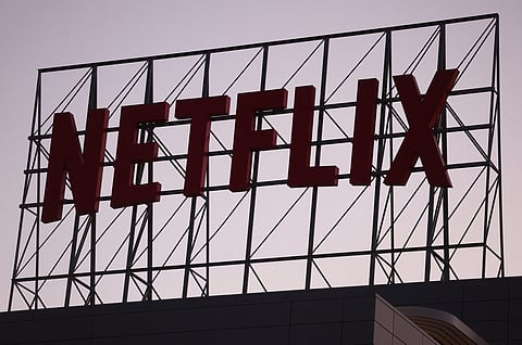 LOS ANGELES, CALIFORNIA - SEPTEMBER 25: The Netflix logo is displayed at its corporate offices on 25 September 2023 in Los Angeles, California. (Photo by MARIO TAMA / GETTY IMAGES NORTH AMERICA / Getty Images via AFP)