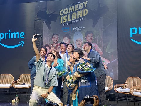 THE cast of ‘Comedy Island Philippines.’ | PHOTOGRAPH BY PAULINE PASCUAL FOR THE DAILY TRIBUNE