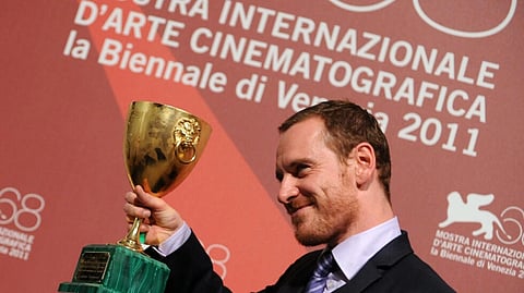 Fassbender won the Volpi Cup acting award in Venice in 2011 for 'Shame' © TIZIANA FABI / AFP