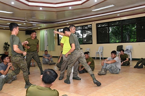 NolCom soldiers being taught Aikido