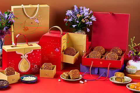 MOONCAKE boxes | PHOTOGRAPH COURTESY OF SHANGRI-LA THE FORT