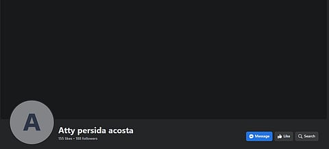 Acosta warns of fake social media accounts