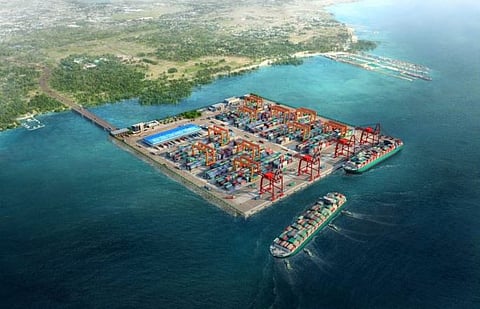 New Cebu International Container Port seen