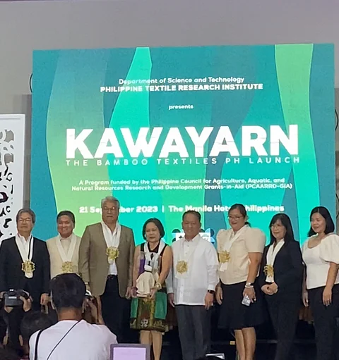 PHOTOGRAPH COURTESY OF SOPHIA ALIERMO
Department of Science and Technology-Philippine Textile Research Institute’s “Kawayarn: The Bamboo Textiles PH Launch” showcased a variety of all things bamboo, including clothing, footwear, bags, accessories and many more.
the Department of Science and Technology-Philippine Textile Research Institute’s “Kawayarn: The Bamboo Textiles PH Launch” was held last 21 September at The Manila Hotel. It showcased a variety of all things bamboo, including clothing, footwear, bags, accessories and many more.
the Department of Science and Technology-Philippine Textile Research Institute’s “Kawayarn: The Bamboo Textiles PH Launch” was held last 21 September at The Manila Hotel. It showcased a variety of all things bamboo, including clothing, footwear, bags, accessories and many more.