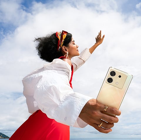 THE Infinix ZERO 30 5G is equipped with a 5G Powerful MediaTek Dimensity 8020 processor and up to 21GB of Massive Extended RAM. | PHOTOGRAPH COURTESY OF INFINIX