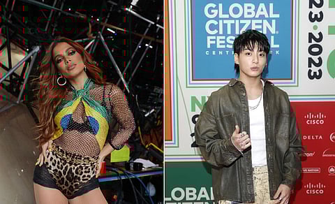 (Photo of Jungkook from AFP and Anitta from Facebook)