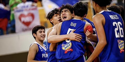Kieffer Alas and the rest of the Batang Gilas Pilipinas hit a brick wall in Australia. (Photo from Kieffer Alas' Facebook)
