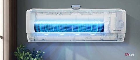 Air-conditioning as it rains outside?