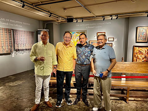 Photograph by King Rodriguez for the Daily Tribune
(From left) Bobby Cuenca, Paulino Que, Jaime Ponce de Leon and Daily Tribune columnist Jojo G. Silvestre.