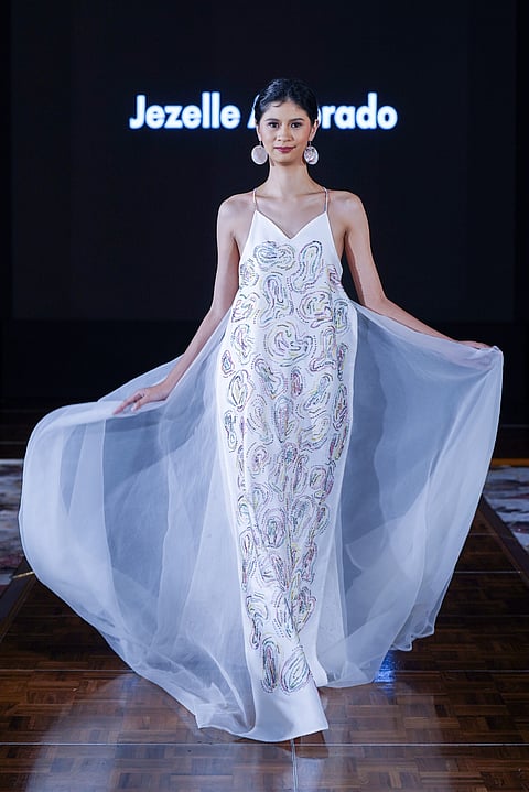 JEZELLE Amorado wanted to do away with traditional floral and lace details in her latest collection. | Photograph courtesy of Mike Zuniga