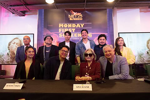photograph courtesy of net25
THE cast of NET25’s ‘Monday First Screening.’