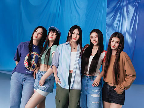 K-POP group NewJeans. | PHOTOGRAPH COURTESY of levi’s