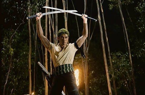 MACKENYU Arata as Roronoa Zoro in Netflix’s ‘One Piece Live Action.’