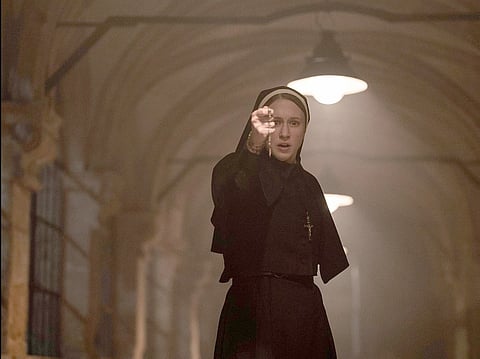 Taissa Farmiga in
‘The Nun II.’ | Photograph courtesy of Warner Bros. Pictures.