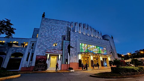 The Manila Metropolitan Theater lighting up the night. | Photograph by Roel Hoang Manipon