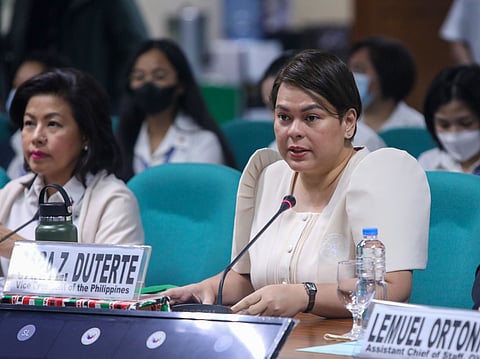 Vice President Sara Duterte (Photo: Senate PRIB)