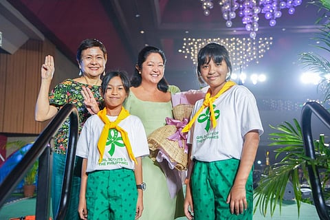 FIRST Lady Liza Araneta-Marcos (third from left) graces the Girl Scouts of the Philippines dinner dance, celebrating the group’s 83rd anniversary, at the Philippine International Convention Center in Pasay City on Saturday. | PHOTOGRAPH COURTESY OF Liza Marcos/Instagram