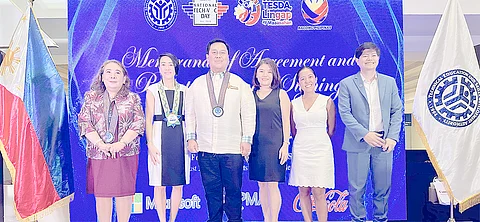 The TESDA and Microsoft partnership will offer opportuntiies for the digital skilling of technical-vocational education and training learners and provide a platform to explore frameworks, structures and strategies to support the development of future workforce. | photograph courtesy of TESDA