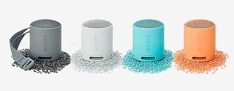 SRS-XB100s are pocket-size yet powerful speaker. | photograph courtesy of Sony