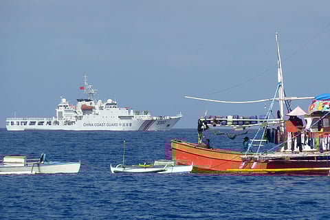 Off limits Having built structures that could host planes and troops at Scarborough Shoal, China has blocked fishing boats from entering the militarized area, where it had a standoff with the Philippine Navy in 2012. | AGENCE FRANCE-PRESSE