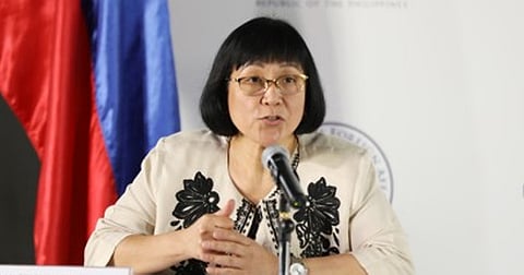 (FILE PHOTO) Foreign Affairs spokesperson Ma. Teresita Daza