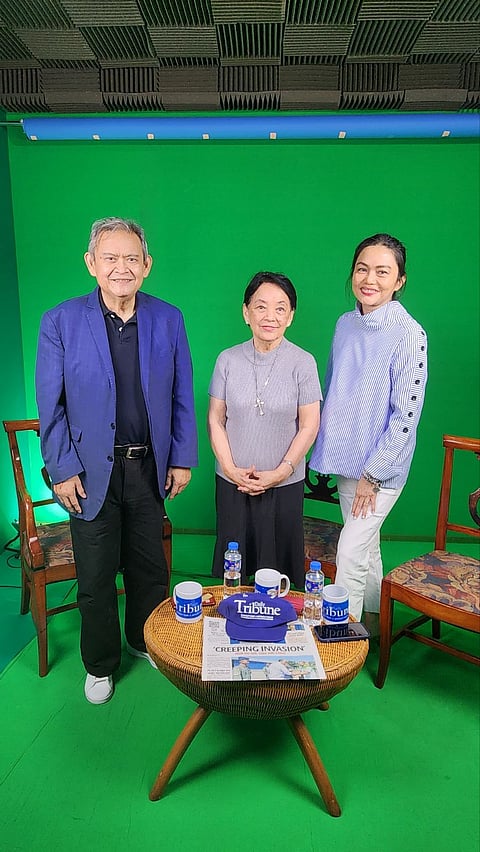 PHOTOGRAPH BY JAKE BAYAWA FOR THE DAILY TRIBUNE
(FROM left) Jojo Silvestre, Vicky Wieneke and Dinah Ventura.