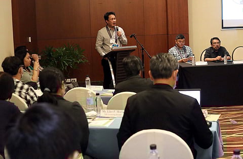 PARC Secretariat, Director Macdonald M. Galit, speaking at the four-day assessment and planning conference held in Angeles City.