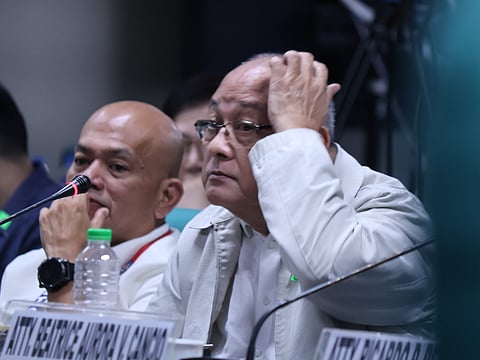Wilfredo Gonzales at the Senate Committee Hearing. Photo by Dianne Bacelonia.