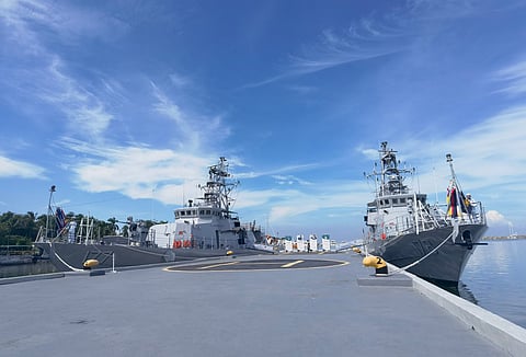 The newly christened and commissioned BRP Valentine Diaz (PS177) and BRP Ladislao Diwa (PS178)
(Photo by Lade Kabagani)