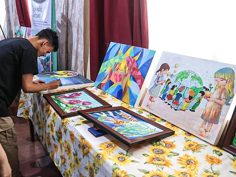 The exhibit, dubbed ‘Expanding Horizons,’ will open on 14 September at the LRI Design Plaza Exhibit Hall. | photographs by Dianne Bacelonia for the Daily Tribune