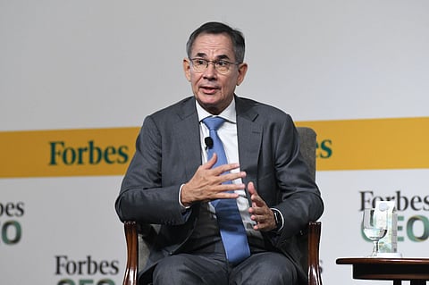 Aboitiz Group President and CEO Sabin Aboitiz at Forbes Global CEO Conference in Singapore.