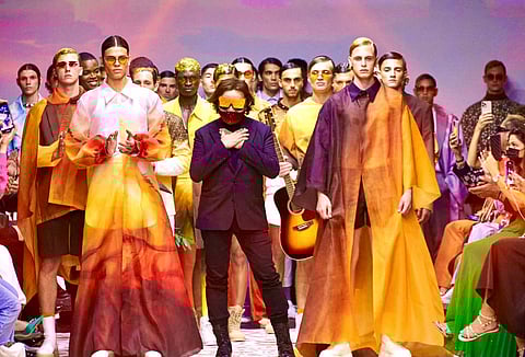 At the gala, collectors will be treated to a showcase of signature Michael Cinco pieces, while the runway models’ avatars will be shown wearing the same outfits in the Metaverse. | Photograph courtesy of PCB