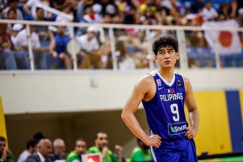 Kiefer Alas is a picture of frustration and disappointment as Gilas Youth loses to Australia in the semifinals of the FIBA Asia U-16 Championship. (FIBA)