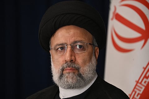 Iranian President Ebrahim Raisi (Photo by Ed JONES / AFP)
