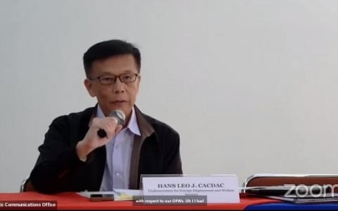 Cacdac: No timeline yeton Saudi OFW payments