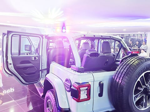 Photograph by Ian Magbanua for the daily tribune
JEEP Alabang hosts the Tops Off event, showcasing the Jeep Wrangler Sahara Unlimited's Freedom Top, for open-air driving.